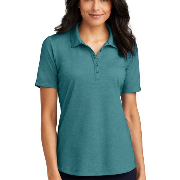 Ladies Fine Pique Blend Polo Thumbnail