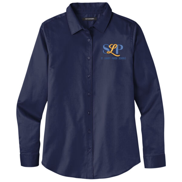 jacket - Ladies Long Sleeve SuperPro React Twill Shirt Thumbnail