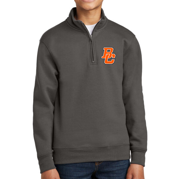 Youth Core Fleece 1/4 Zip Pullover Sweatshirt - PC78YQ Thumbnail