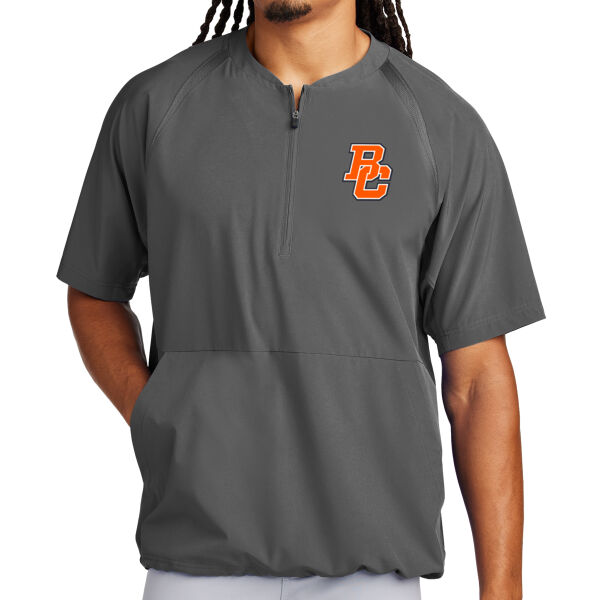 Repeat 1/2 Zip Short Sleeve Jacket - JST489 Thumbnail