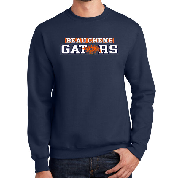 PC90 - Essential Fleece Crewneck Sweatshirt gator EYE 3 Thumbnail