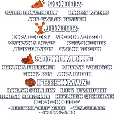 cheer roster back Thumbnail