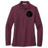 Ladies Silk Touch Long Sleeve Polo Thumbnail