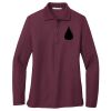 Ladies Silk Touch Long Sleeve Polo Thumbnail