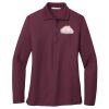 Ladies Silk Touch Long Sleeve Polo Thumbnail